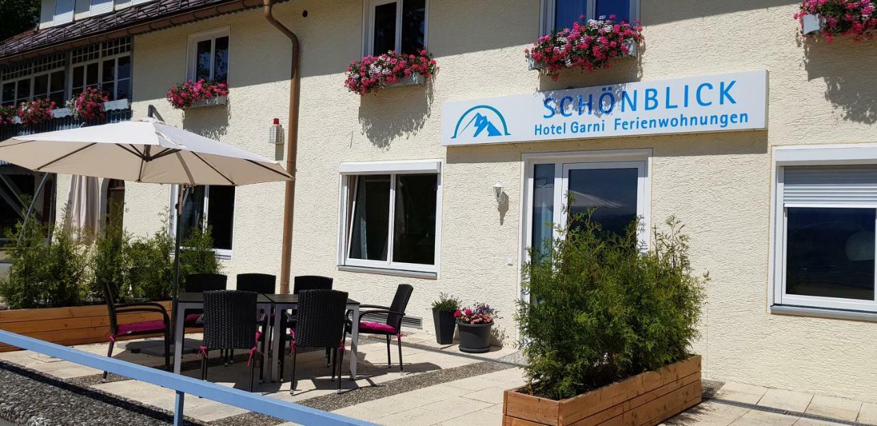 Schoenblick Hotel Garni Ferienwohnungen Lindenberg im Allgäu Dış mekan fotoğraf